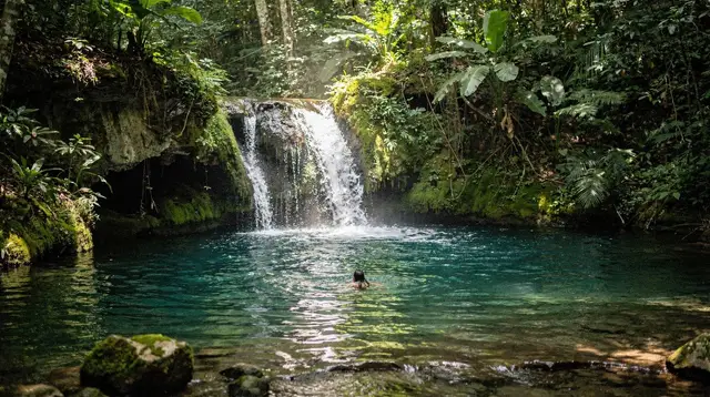 Cenotes caves waterfalls