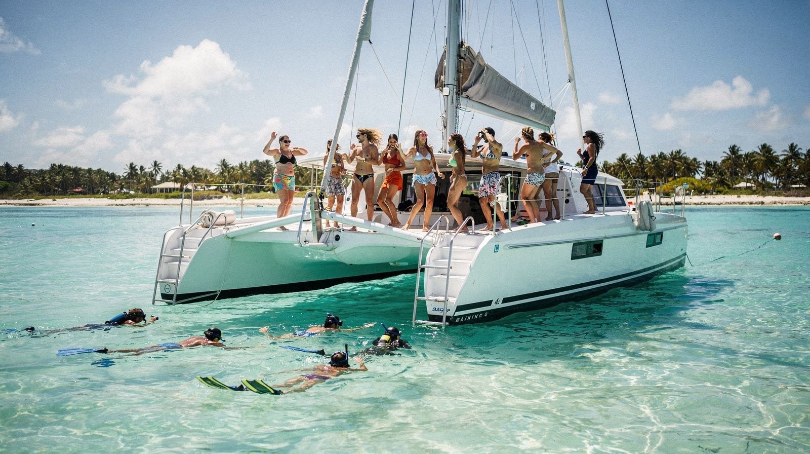 Party boat o catamarano snorkeling a Punta Cana