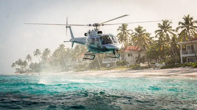 Helicopter and air tours over Punta Cana
