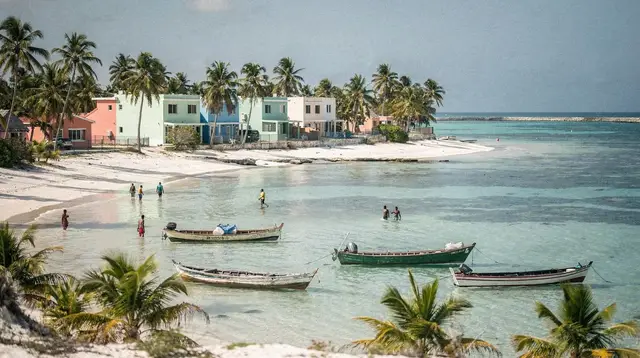 Saona and Catalina islands from Boca Chica